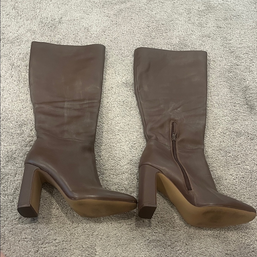 Steve Madden Brown Heeled Boots